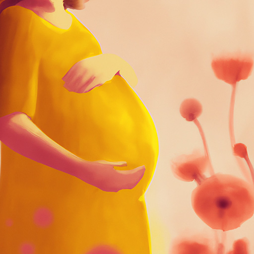 illustration d'une femme enceinte
